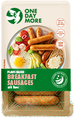 OneDayMore Plant-basen Breakfast sausages