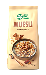 Muesli Milk Chocolate 700 g OneDayMore